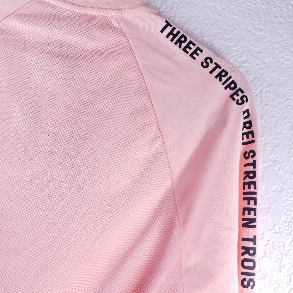 ADIDAS Bomber Jacket | Three Stripes Hazel Coral S - Picture 11 of 12